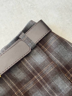 short pollera - cuadros - tienda online