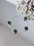 Pulseira somar 4 trevos preto em prata 925 legitima 21cm 4 trevo (Unissex) - comprar online