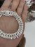 Pulseira Elo duplo(13mm) Fecho Gaveta - Prata 925 Legítima na internet