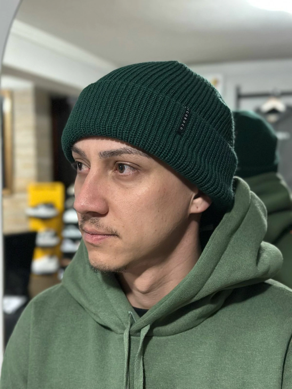 Gorro Unissex Nicoboco Verde Militar