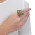 Anel Cacho Bossa Ouro Velho | Estela Geromini - comprar online