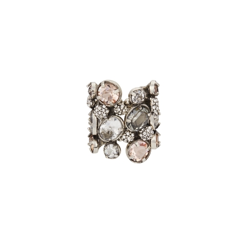 Anel Crystal Religare Festa Prata Velho | Camila Klein - comprar online