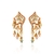 Brinco pendentes Le Sirenuse Ouro Vintage | Claudia Arbex - comprar online