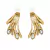 Brinco Disco Ouro Vintage | Claudia Arbex