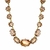 Colar curto morganita ouro velho | Claudia Arbex
