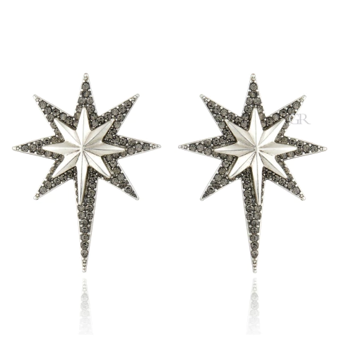 Brinco Modular (quatro em uma) Star Prata e Ouro Vintage | Nino Bran - comprar online