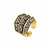 Anel Maxi Strass Labirinto Ouro Vintage | Hector Albertazzi
