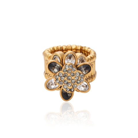 Anel Botão Flor - Memories Nicole Ouro Velho | Camila Klein