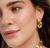 Brinco Correnteza ouro velho | Monica Di Creddo - comprar online