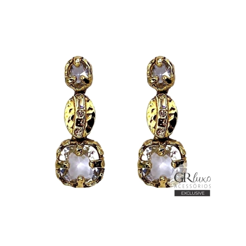 Brinco Com Cristais Exclusive Bolacha do Mar | Camila Klein