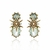 Brinco Infinity Star Limited Edition Cristal Azul Claro Ouro Vintage | Claudia Arbex