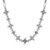 Choker Cruzada Cravejado e Liso Prata Vintage | Claudia Arbex