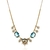 Colar Infinity Star Limited Edition Cristais Azuis Ouro Vintage | Claudia Arbex