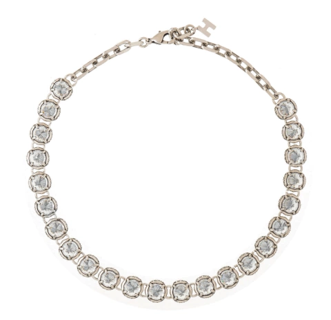 Choker Cristal Singular Prata Boho | Hector Albertazzi