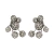 Brinco Front Back Alma Prata Boho | Hector Albertazzi - comprar online