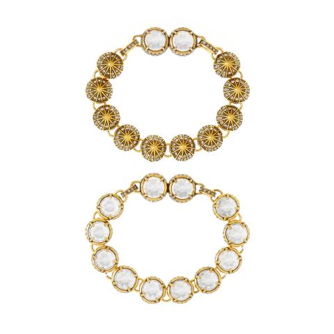 Kit de Pulseiras Spike Órion Ouro Vintage | Hector Albertazzi - comprar online