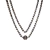 Colar Mini corrente cristais Prata Boho | Hector Albertazzi - comprar online