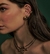 Brinco Metal Elsa P Ouro Vintage | Monica Di Creddo na internet