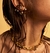 Cuff Argola Flow Ouro Vintage | Monica Di Creddo - comprar online