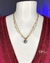 Colar Cristal Azul Delicado ouro velho | Claudia Arbex na internet