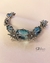 Choker Infinity Star Limited Edition cristal azul Prata Vintage | Claudia Arbex - comprar online