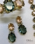 Pulseira morganita e Ametista Verde ouro velho | Claudia Arbex - comprar online