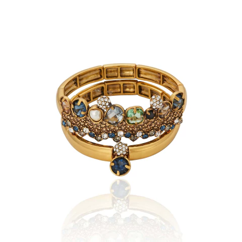 Kit de Pulseiras Religare Festa Ouro Velho | Camila Klein - comprar online