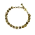 Pulseira Riviera cristal Gold ouro velho M | Morena Canela