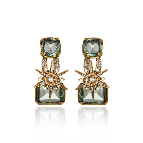 Brinco Infinity Star Ouro Vintage | Claudia Arbex