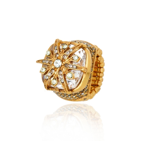 Anel Infinity Star Ouro Vintage | Claudia Arbex