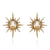 Brinco Infinity Star Ouro Vintage | Claudia Arbex