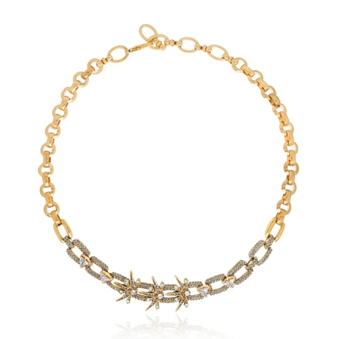 Colar Infinity Star Ouro Vintage | Claudia Arbex
