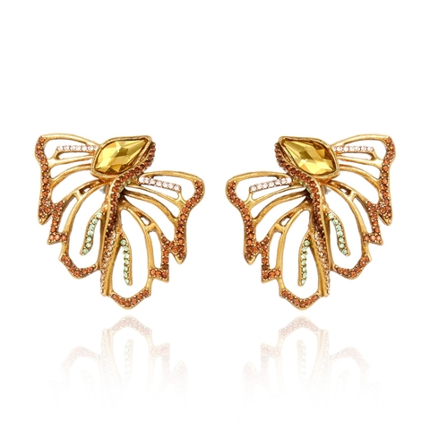 Brinco Le Sirenuse Ouro Vintage | Claudia Arbex