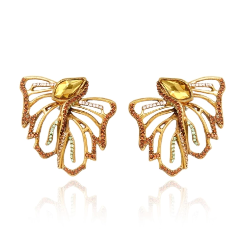 Brinco Le Sirenuse Ouro Vintage | Claudia Arbex