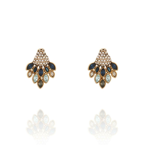 Brinco Cristais Theodora Ouro Velho | Camila Klein - comprar online