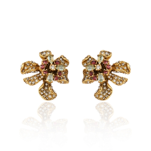 Brinco Astrea Ouro Vintage | Claudia Arbex - comprar online