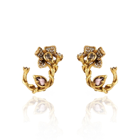 Brinco Astrea Ouro Vintage | Claudia Arbex - comprar online