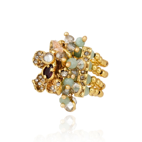 Anel Astrea Ouro Vintage | Claudia Arbex - comprar online