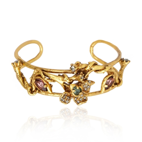 Bracelete Astrea Ouro Vintage | Claudia Arbex - comprar online