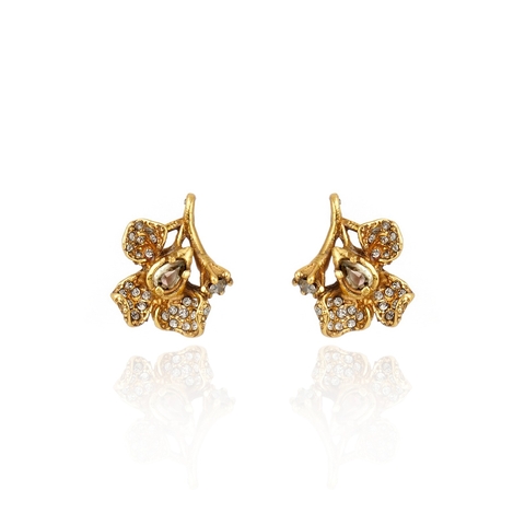 Brinco Astrea Ouro Vintage | Claudia Arbex - comprar online