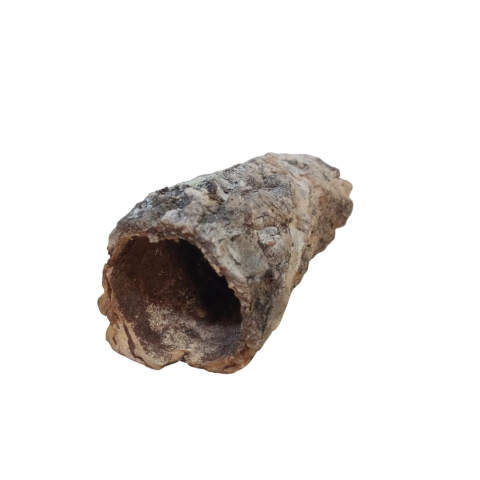 Tunel Cork Bark Natural para Terrarios Aquarios Roedores Peixes Repteis
