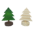 Mini Arvore de Natal em Madeira Pinus para Roedores