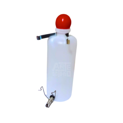 Bebedouro para Roedores Chinchilas Pássaros com Bico em Inox 500ml