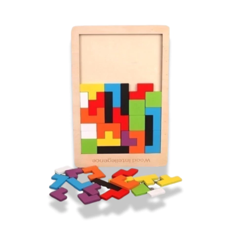 Tetris De Madeira tangram