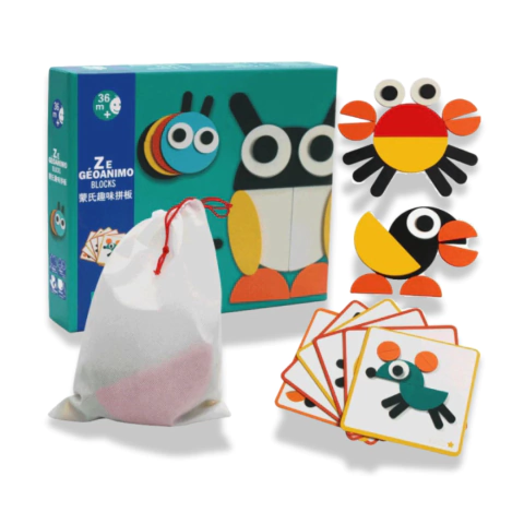 Quebra cabeça de tabuleiro ( TANGRAM)