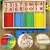 Brinquedo Montessori Aprendendo Matemática na internet