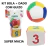 Kit Bola E Dado Super Macio 2 Peças - comprar online