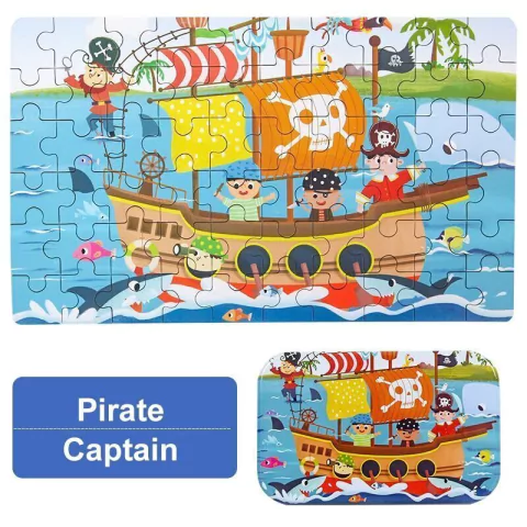 Quebra-Cabeça Montessori com 60 peças