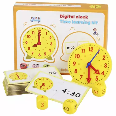 Relógio Montessori Aprendizagem das Horas