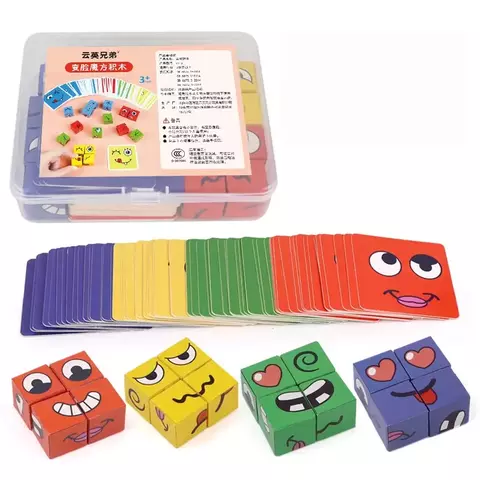 Cubo Mágico das emoções Montessori